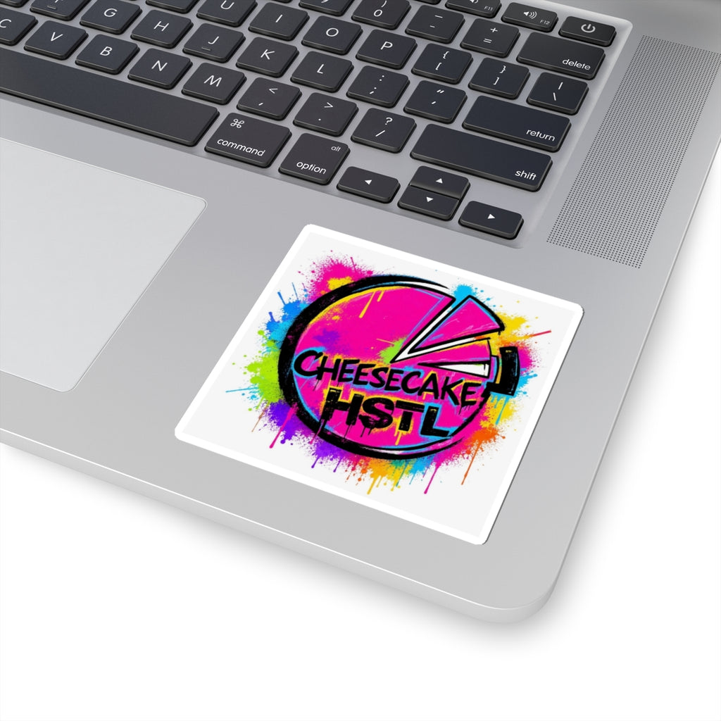 Cheesecake HSTL Colorful Graffiti Sticker — Kiss-Cut Vinyl Decal
